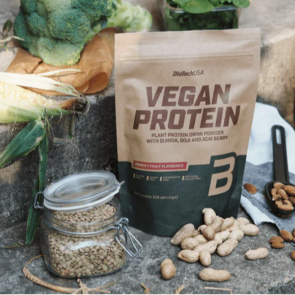 BioTech USA Vegan Protein flere smag 500g